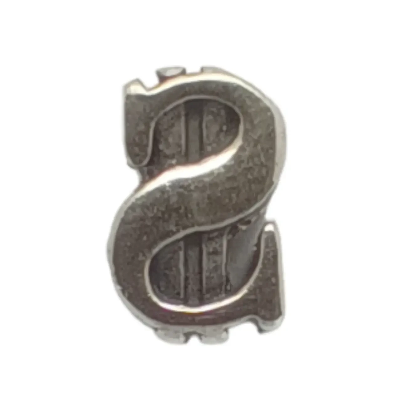 Срібна намистина шарм Знак долара 933-ч