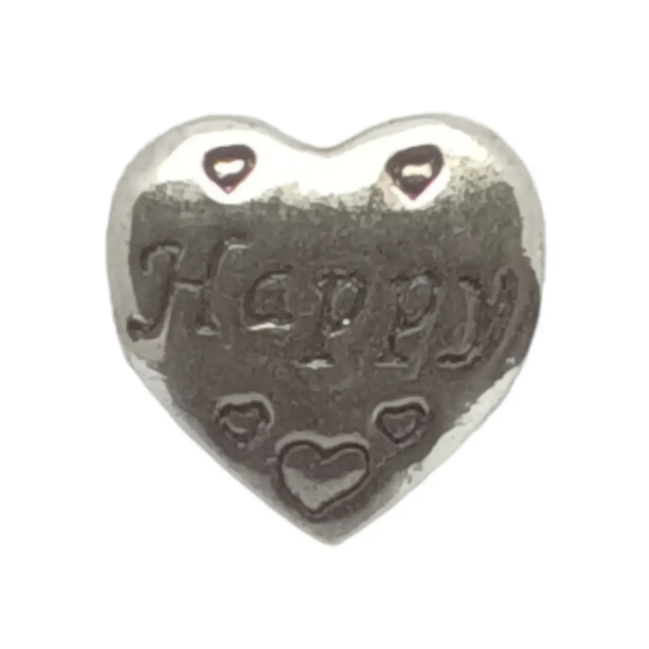 Срібна намистина шарм Серце Happy 935-ч