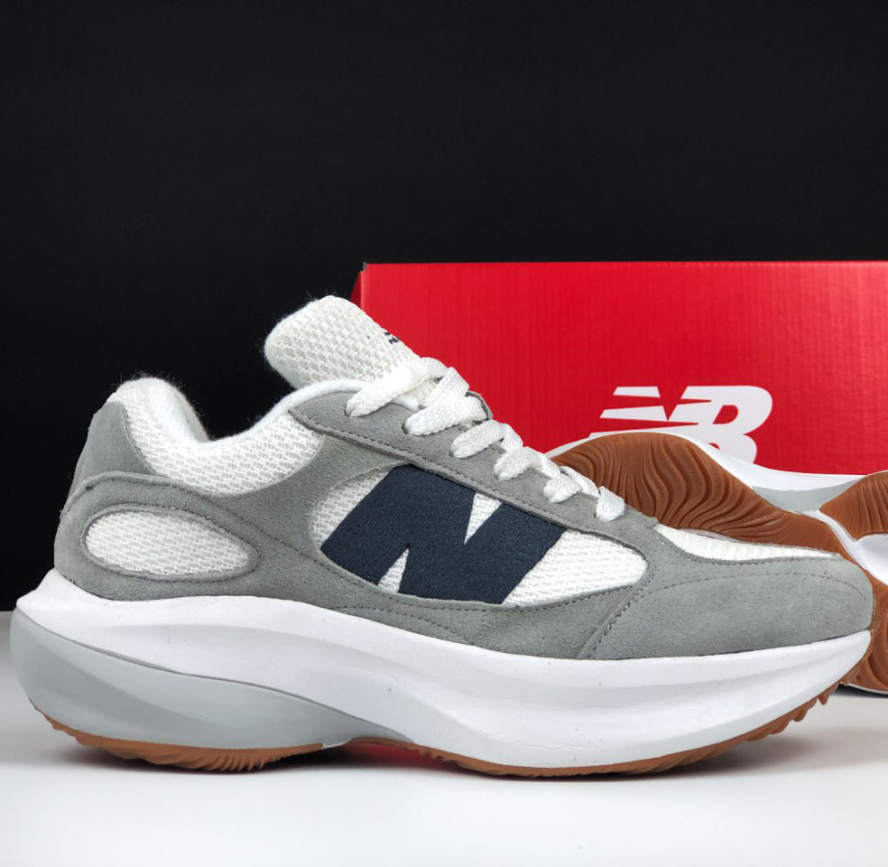 Чоловічі кросівки New Balance WRPD Runner замшеві стильні молодіжні білі
