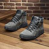Високі Зимові чоловічі черевики на хутрі Шкіряні теплі зима, черевики повсякденні утеплені натуральна шкіра *434 сер.*, фото 6
