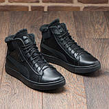 Високі Зимові чоловічі черевики на хутрі Шкіряні теплі зима, спортивні черевики утеплені натуральна шкіра *Р26/1*, фото 7