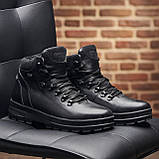 Шкіряні Чоловічі зимові черевики натуральна шкіра зима з хутром, Чоловічі черевики на товстій підошві *43*, фото 2