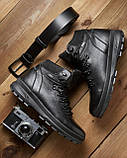 Шкіряні Чоловічі зимові черевики натуральна шкіра зима з хутром, Чоловічі черевики на товстій підошві *43*, фото 5