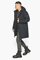 Чоловіча зимова парка в графітовому кольорі модель 15608 54 (XXL), фото 3
