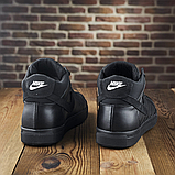 Високі шкіряні зимові кросівки nike чоловічі натуральні з хутром *50-ч-під*, фото 9