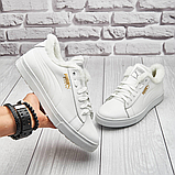 Шкіряні теплі білі зимові кеди чоловічі на хутрі *Р10М-3*, фото 6