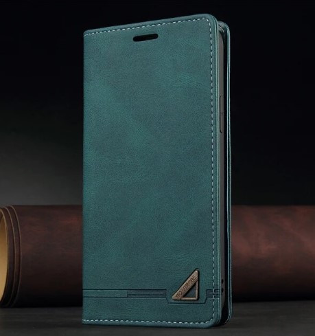 Чохол книжка на магніті G.Q. для Xiaomi Redmi Note 13 Pro+ 5g зелений гаманець