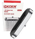Верхній тропічний душ Лійка Хром 325x200 mm квадратний Koer KP-0404-01-OH CHROME, фото 2