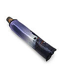 Парасолька автомат Frei Regen №9072 жіноча на 9 спиць сатиновий купол з принтом Дощ з кішкою Сірий, фото 4