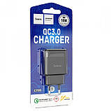 Home Charger | 18W | QC3.0 — Hoco C72Q — Black, фото 2