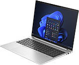 HP Ноутбук EliteBook 860-G11 16" WUXGA IPS AG, Intel U7-165U, 16GB, F1024GB, UMA, DOS, сріблястий, фото 3