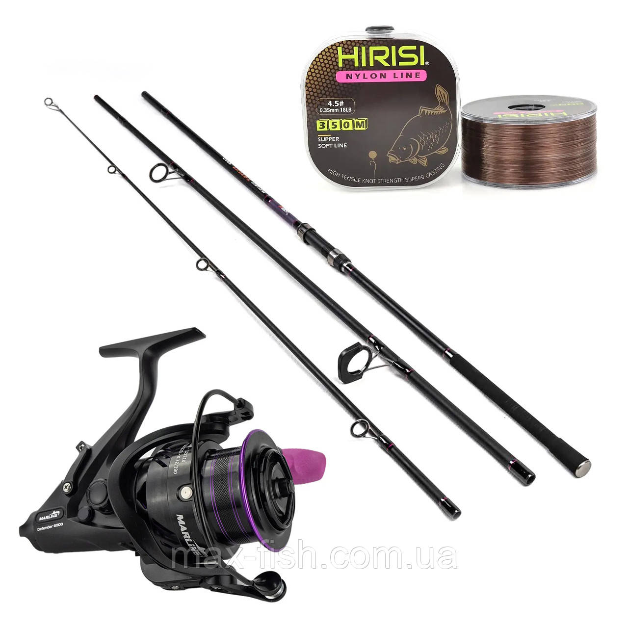 Набір для коропової риболовлі: Weida Carp Expert 3.6 м Defender