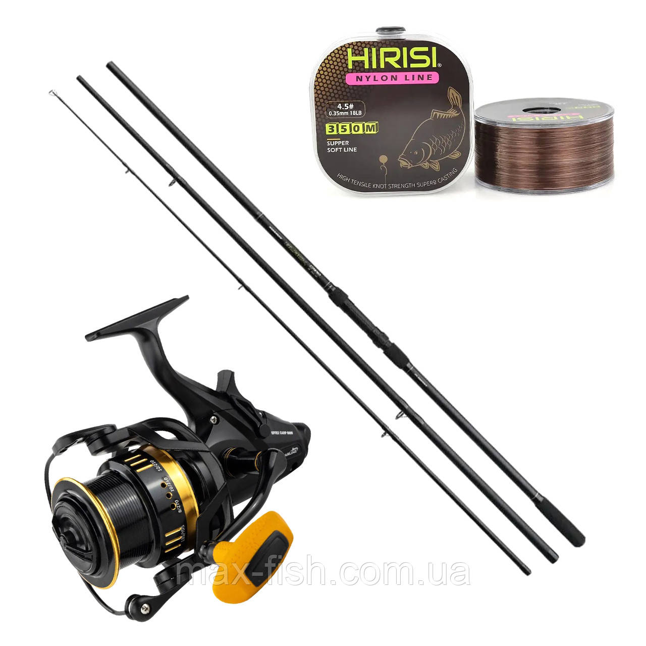 Набір для коропової риболовлі Flagman Magnum Black Carp 3.30 м 3lb короповий набір