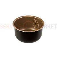 Чаша для мультиварки 3L D=210 mm H=110mm Philips коричневий