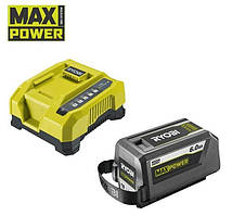 Ryobi Набір акумулятора та зарядного пристрою Max Power RY36BK60B-160 36В 1х6А·год ЗП 6 А швидкозарядний