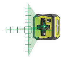Ryobi Нівелір лазерний RBCLLG2 до 15 м ±0.5 мм перехресний зелений промінь 2хАА 0.4кг
