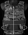 Жилет модульний S/M Cordura MultiCam® Original з балістичними пакетами : SLATE solutions/ Level NIJ III A (, фото 3