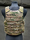 Жилет модульний S/M Cordura MultiCam® Original з балістичними пакетами : SLATE solutions/ Level NIJ III A (, фото 4