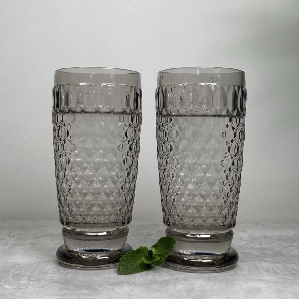 Набір із 2 склянок для води Villeroy & Boch Boston 400 мл коричневий, фото 1