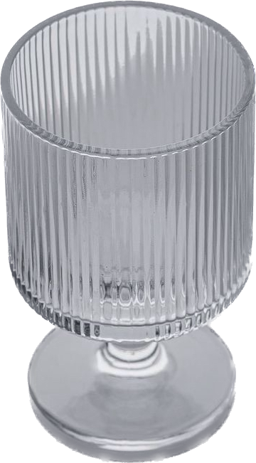 Склянка фігурна смужка 220 мл, фото 1