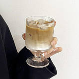 Склянка фігурна смужка 220 мл, фото 5