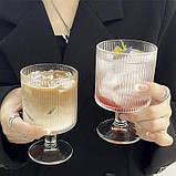 Склянка фігурна смужка 220 мл, фото 6