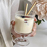 Склянка фігурна смужка 220 мл, фото 8