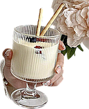 Склянка фігурна смужка 220 мл, фото 10