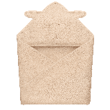 Рушник Lionelo MUSLIN HOODED TOWEL BEIGE SAND, фото 3