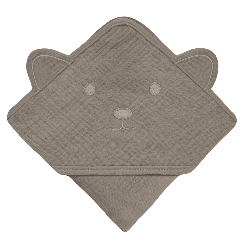 Рушник Lionelo MUSLIN HOODED TOWEL BEIGE CAPUCCINO