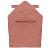 Рушник Lionelo MUSLIN HOODED TOWEL RED CORAL, фото 3