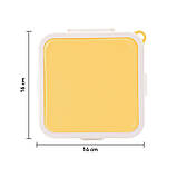 Ланчбокс бутербродниця седвічниця силіконова Silicone Pocket — жовтий (LB-103870), фото 7