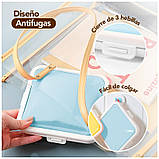 Ланчбокс бутербродниця седвічниця силіконова Silicone Pocket — блакитний (LB-103845), фото 5