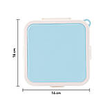 Ланчбокс бутербродниця седвічниця силіконова Silicone Pocket — блакитний (LB-103845), фото 8