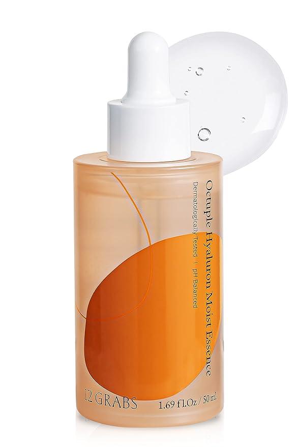 12GRABS Octuple Hyaluron Moist Essence з бамбуковим ферментованим фільтратом і гіалуроновою кислотою 50 мл, фото 1