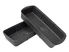 Піддон для розсади малий чорний 2,2 літри 37х16х6 см (ХАРПЛАСТМАСС)