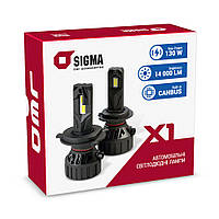 Автомобільні LED лампи Sigma X1 65W H11 6000K (кулер)