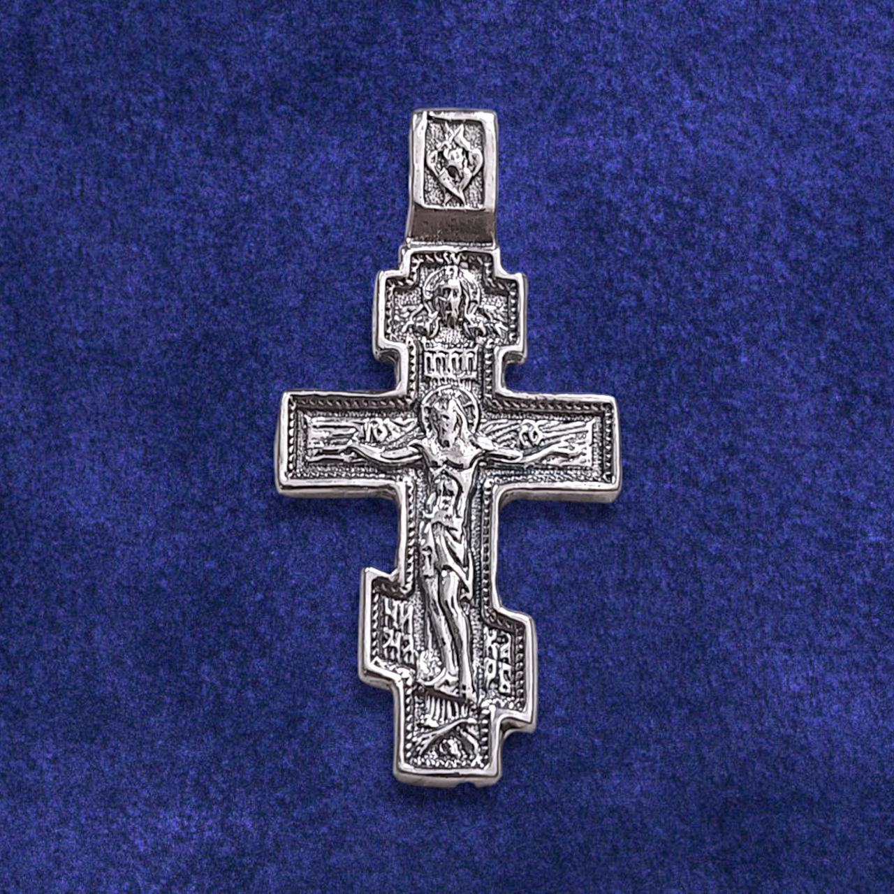 Хрестик срібний 5.21 г, чорнений