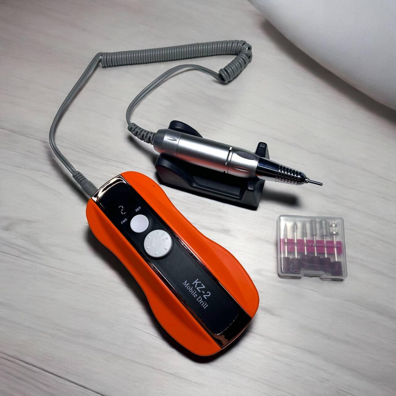 Фрезер на акумуляторі KZ-2, 65 Вт, 35000 об/хв помаранчевий