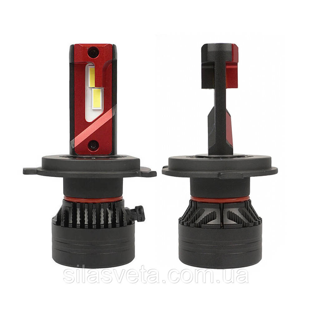 Автомобільні LED лампи Sigma X3 45W H4 H/L CSP (кулер)