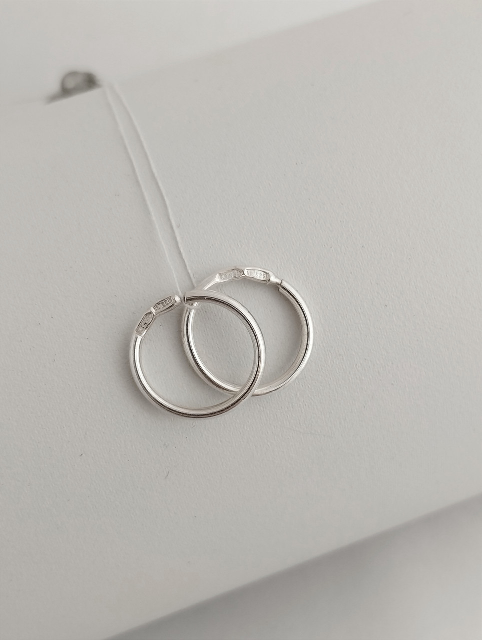 Срібна сережка 925 проби