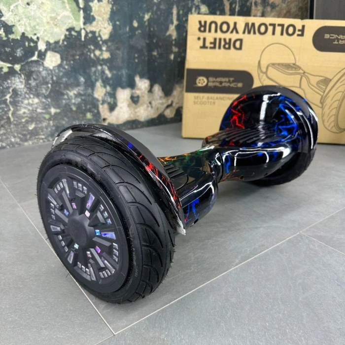 Гіроскутер гіроборд 10.5 дюйма Оригінал Smart Balance Wheel Кольорова блискавка