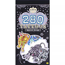 Книга перекладних татуювань на тіло А6 280 штук 5 аркушів KNZ, фото 3