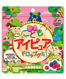 Unimat Riken Pure Eyes Drop жувальні вітаміни для зміцнення зору, 60 шт. До 04/2028