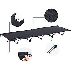 Розкладне туристичне ліжко Naturehike XJC05 NH20JJ001 (Black), фото 4