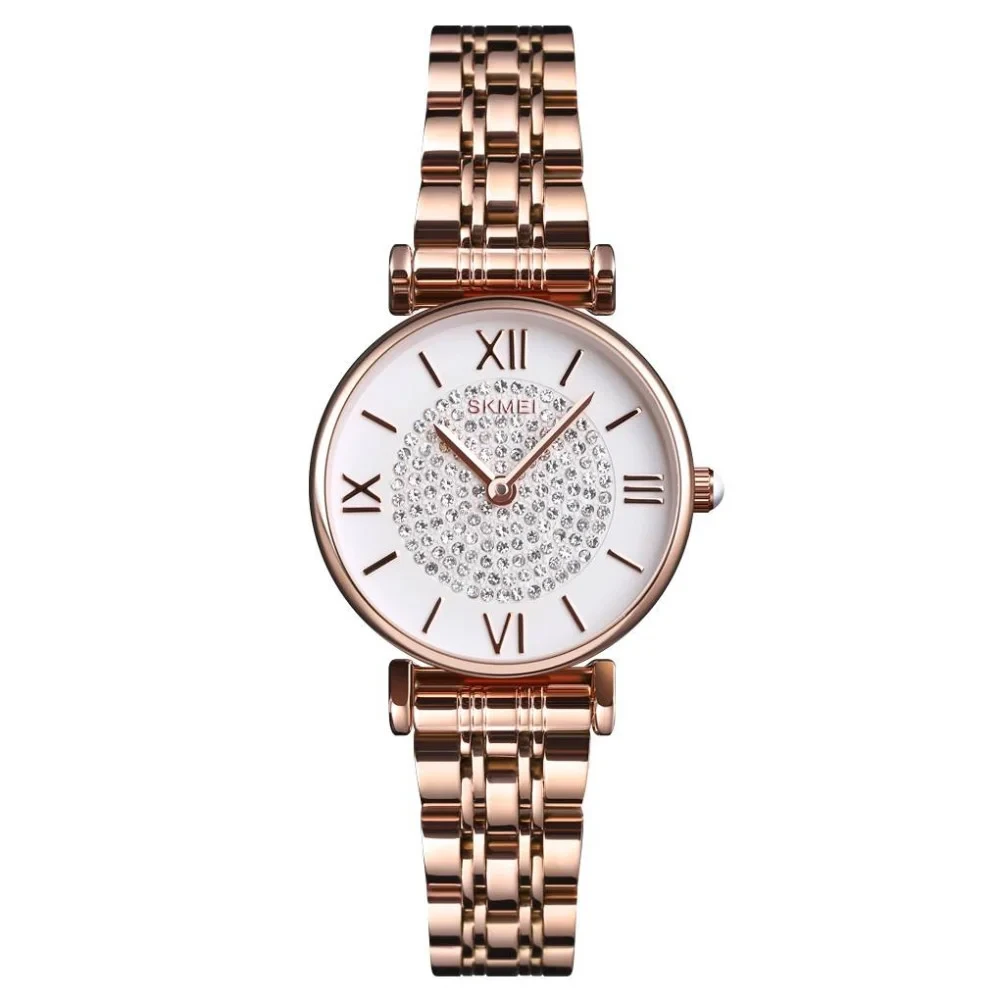 Жіночий кварцовий годинник Skmei 1533RG Rose Gold