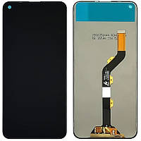 Дисплей для Tecno Camon 15 Air (CD6), Spark 5 (KD7S), 5 Pro (KD7), Camon 15 (CD7) із сенсором чорний оригінал (Китай)