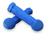 Гріпси дитячі для велосипеда самоката біговела Skooter сині, фото 4