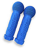 Гріпси дитячі для велосипеда самоката біговела Skooter сині, фото 2