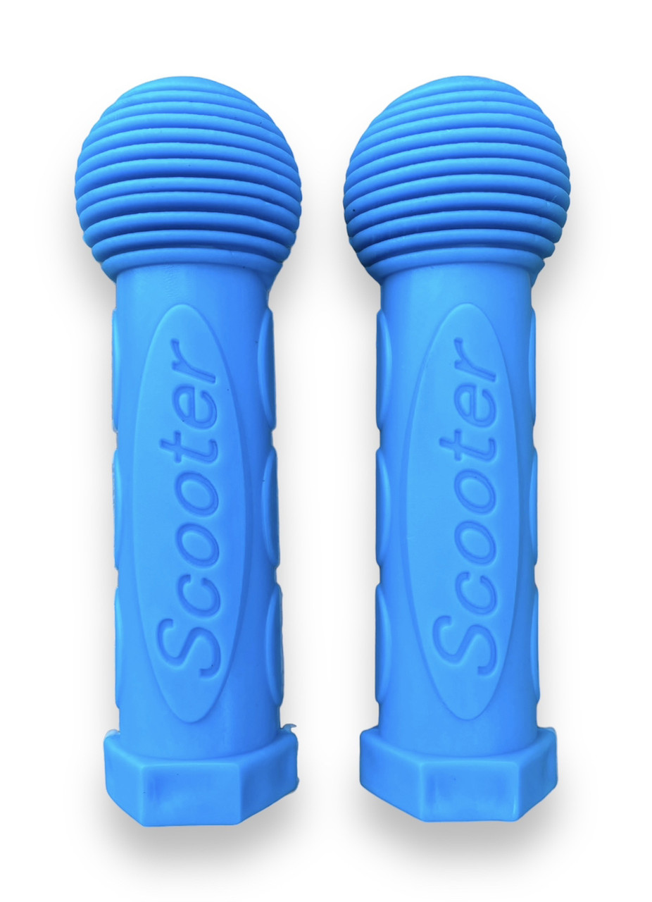 Гріпси дитячі для велосипеда, самоката, біговела Skooter блакитні, фото 1
